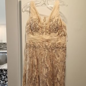 Beautiful wedding dress.